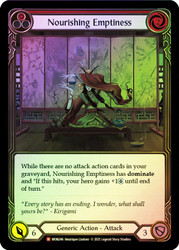 Nourishing Emptiness Rainbow Foil English