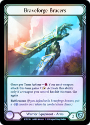 Braveforge Bracers Cold Foil English