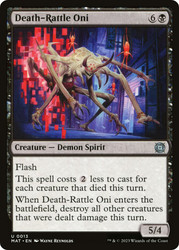 Death-Rattle Oni\nMarch of the Machine: The Aftermath\nSingle\nMagic The Gathering