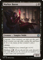 Markov Baron\nMarch of the Machine: The Aftermath\nSingle\nMagic The Gathering