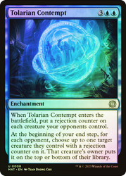Tolarian Contempt\nMarch of the Machine: The Aftermath\nSingle\nMagic The Gathering
