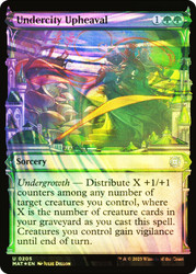 Undercity Upheaval (Showcase) (Halo Foil)\nMarch of the Machine: The Aftermath - Alternate Foil\nSingle\nMagic The Gathering