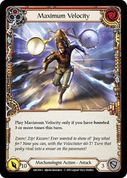 Maximum Velocity Non-foil English