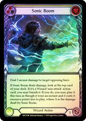 Sonic Boom Rainbow Foil English