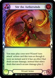 Stir the Aetherwinds (Yellow) Rainbow Foil English