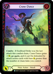 Crane Dance (Red) Rainbow Foil English