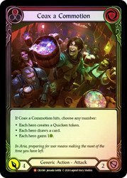 Coax a Commotion Rainbow Foil English