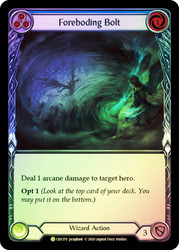 Foreboding Bolt (Blue) Rainbow Foil English