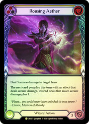 Rousing Aether (Yellow) Rainbow Foil English