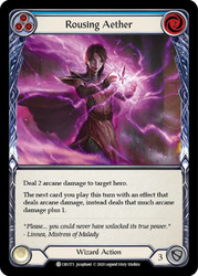 Rousing Aether (Blue) Non-foil English
