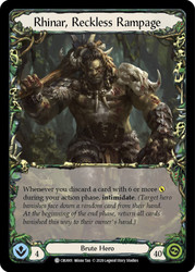 Rhinar, Reckless Rampage Non-foil English
