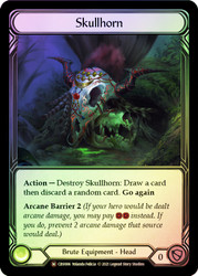 Skullhorn Rainbow Foil English