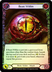Beast Within Rainbow Foil English