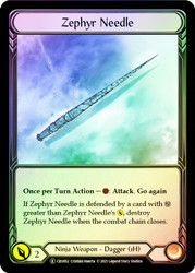 Zephyr Needle Rainbow Foil English