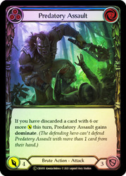 Predatory Assault (Blue) Rainbow Foil English