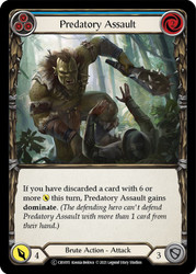 Predatory Assault (Blue) Non-foil English