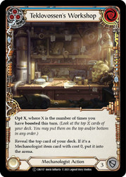 Teklovossen's Workshop (Blue) Non-foil English