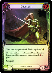Dauntless (Yellow) Rainbow Foil English
