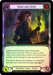 Meat and Greet (Red) Rainbow Foil English