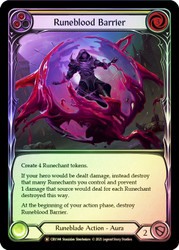 Runeblood Barrier Rainbow Foil English