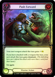 Push Forward (Red) Rainbow Foil English