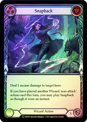 Snapback (Blue) Rainbow Foil English