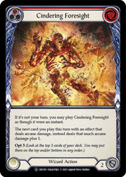 Cindering Foresight (Red) Non-foil English