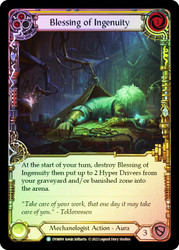 Blessing of Ingenuity (Yellow) Rainbow Foil English