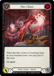 Flex Claws (Blue) Non-foil English