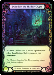 Dust from the Shadow Crypts Rainbow Foil English