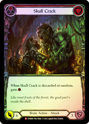 Skull Crack Rainbow Foil English