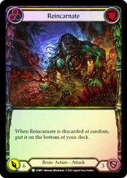 Reincarnate (Yellow) Rainbow Foil English