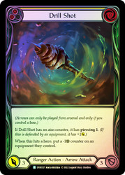 Drill Shot (Yellow) Rainbow Foil English