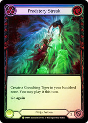 Predatory Streak (Blue) Rainbow Foil English