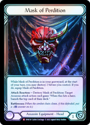 Mask of Perdition Cold Foil English