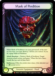 Mask of Perdition Rainbow Foil English