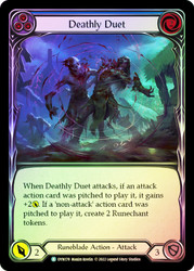 Deathly Duet (Blue) Rainbow Foil English
