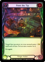 Point the Tip (Red) Rainbow Foil English