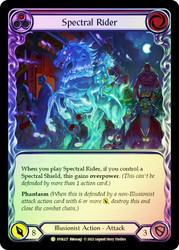 Spectral Rider (Red) Rainbow Foil English
