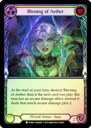 Blessing of Aether (Yellow) Rainbow Foil English