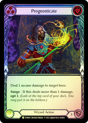 Prognosticate (Blue) Rainbow Foil English