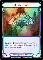 Ornate Tessen Cold Foil English