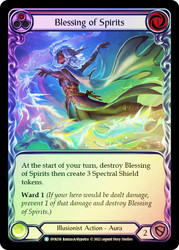 Blessing of Spirits (Red) Rainbow Foil English