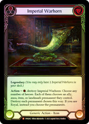 Imperial Warhorn Rainbow Foil English