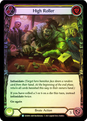 High Roller (Yellow) Rainbow Foil English