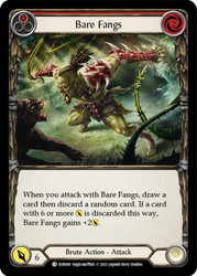 Bare Fangs (Red) Non-foil English