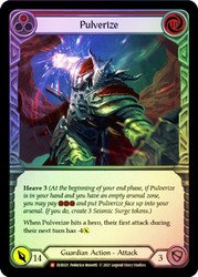 Pulverize Rainbow Foil English