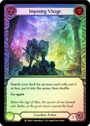 Imposing Visage Rainbow Foil English