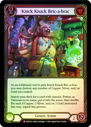 Knick Knack Bric-a-brac Rainbow Foil English