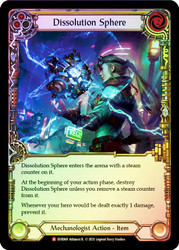 Dissolution Sphere Rainbow Foil English